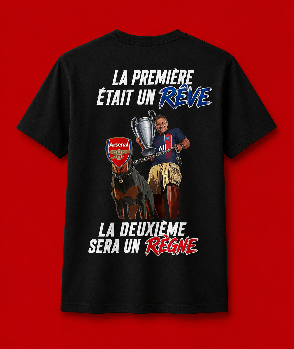 T-shirt José Mourinho Paris Back To Back – Arsenal en laisse