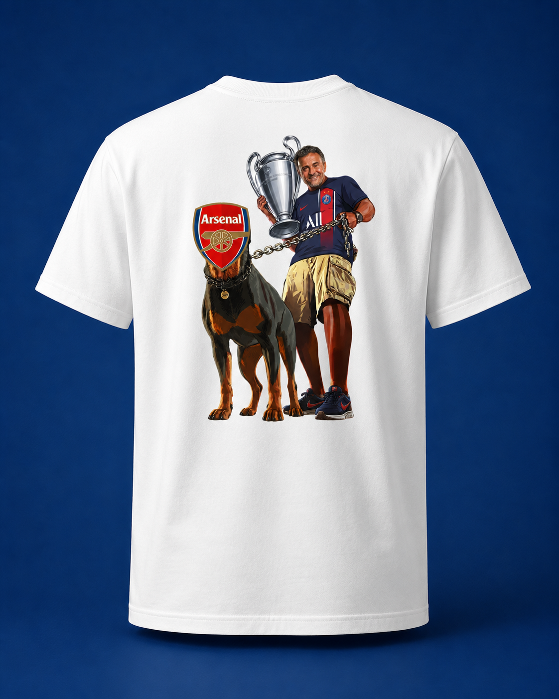 T-shirt José Mourinho Paris Back To Back – Arsenal en laisse
